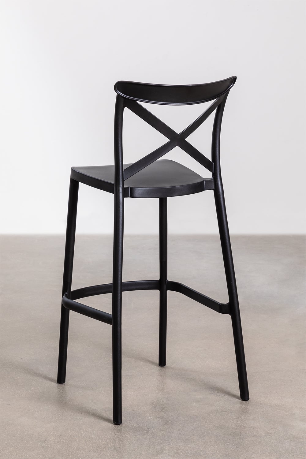 Baro kėdė FERRO, juoda, 75 cm