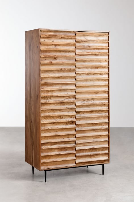 TV stand PVAMEA, acacia wood
