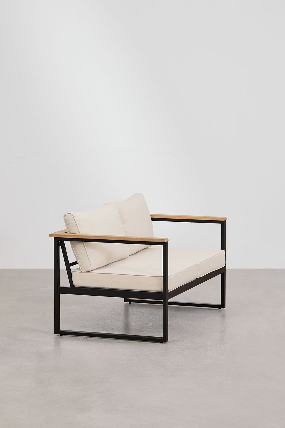 Sofa ALCANTO, two-seater, black