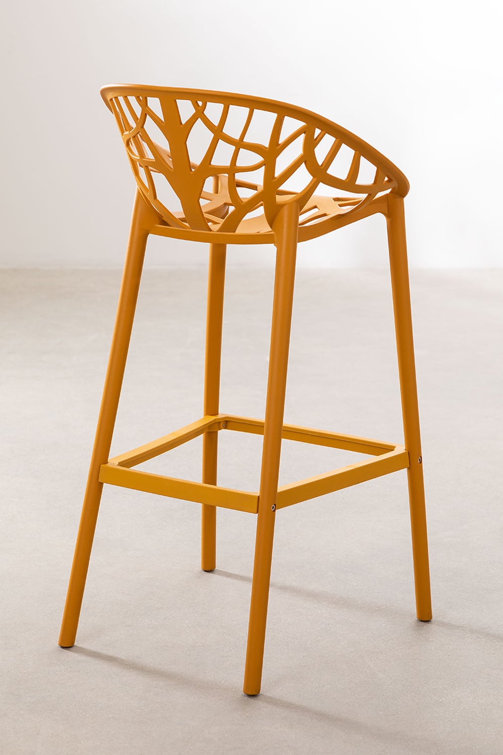 Baro kėdė MEKANO, garstyčių, 75 cm