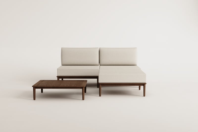 Komplektas MODENA, sofa, pufas, staliukas ir foteliai