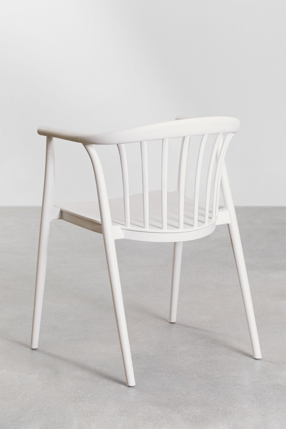 Outdoor set VALERIE, white, 6 chairs
