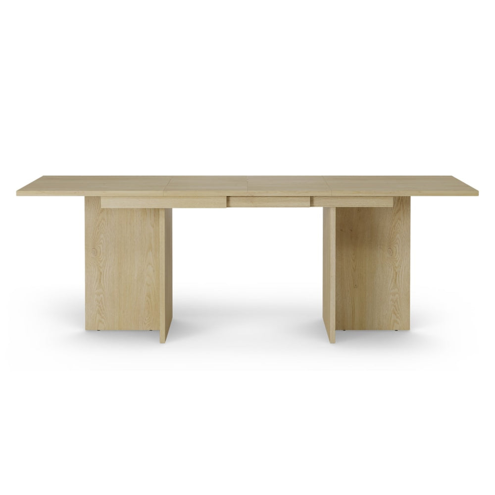 Extendable dining table GLACE, oak cremona, 140-200 cm