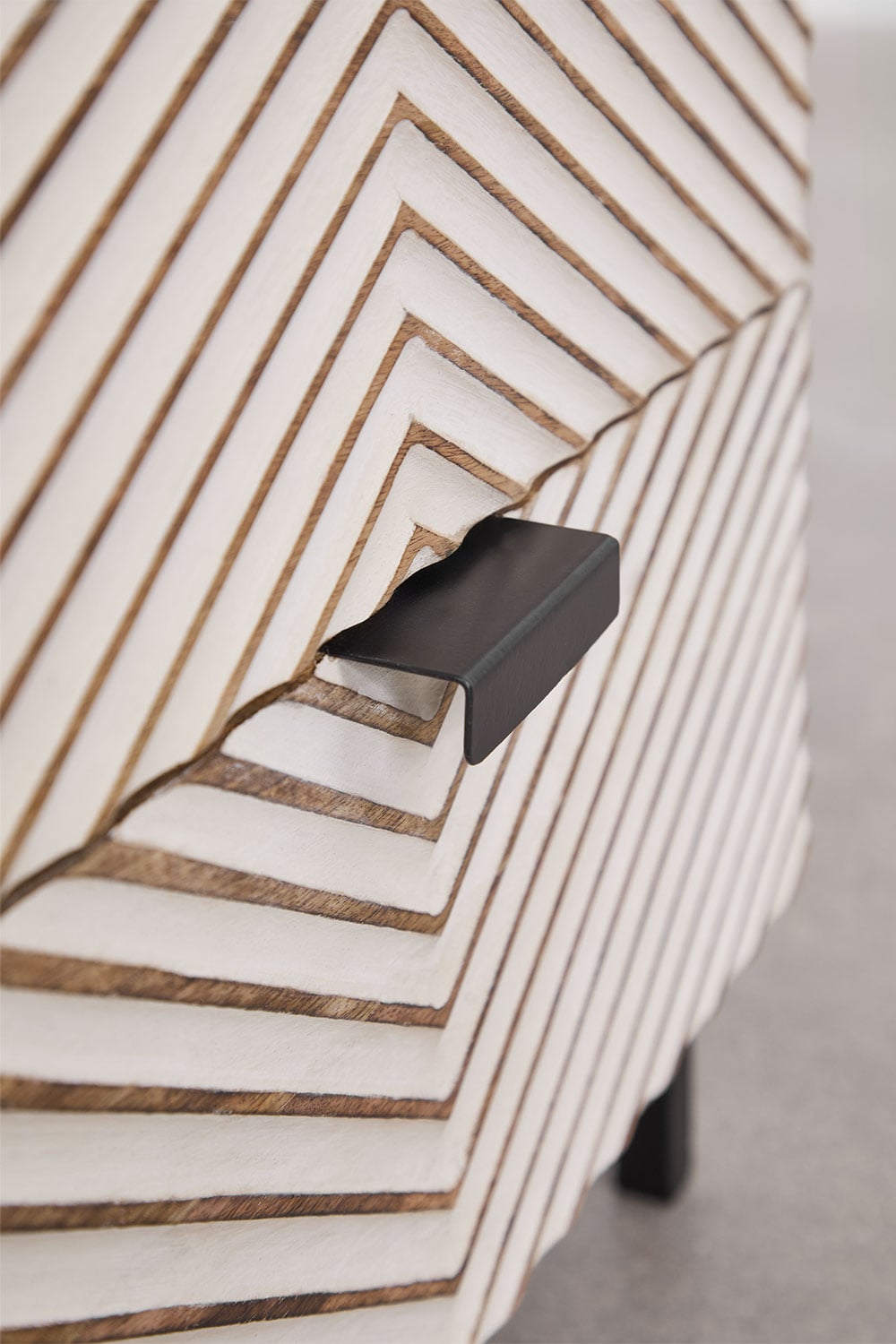 Nightstand LOROURA 50x35 cm, mango wood