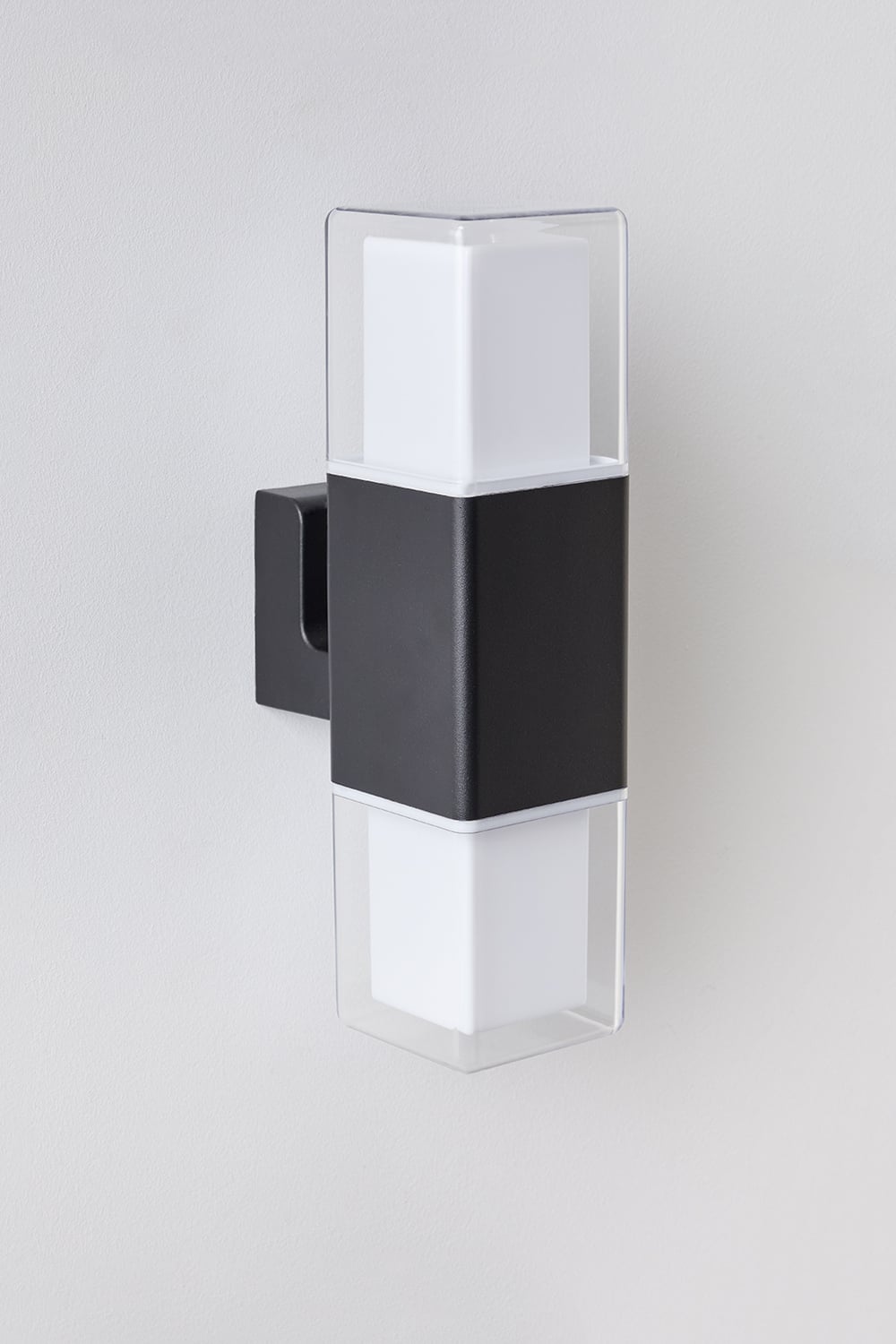 Āra sienas lampa TOREVI, melna, divu punktu
