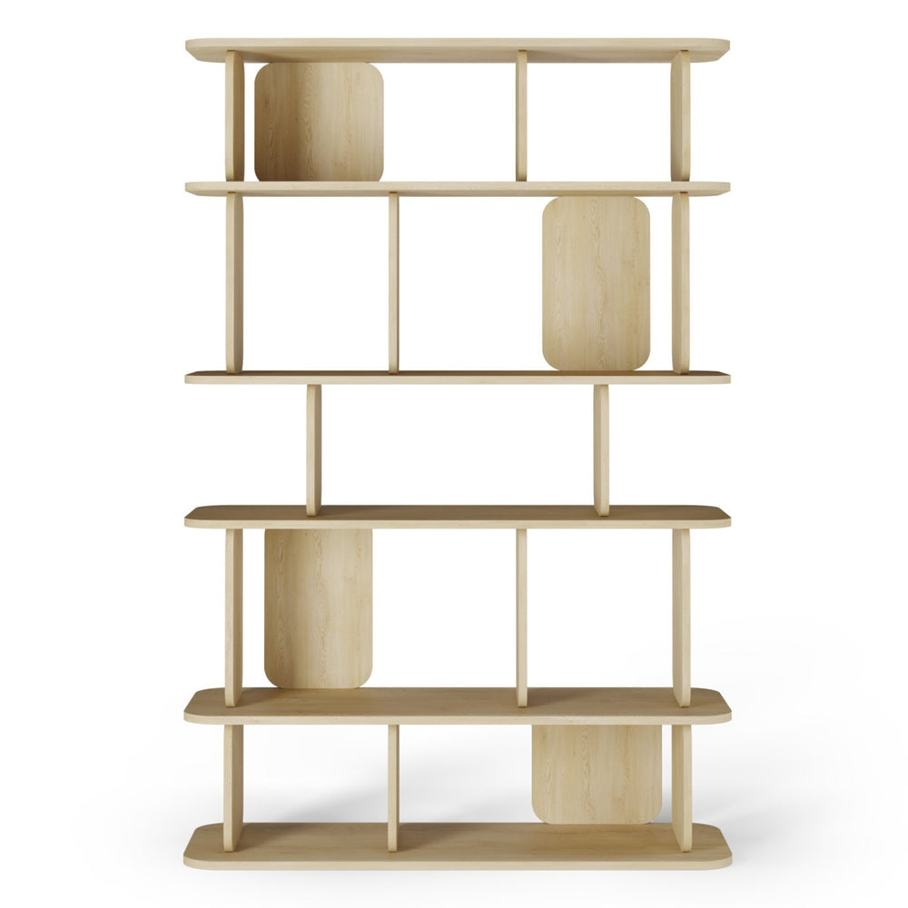 Bookcase ZILIRE, tall, oak Cremona Torro