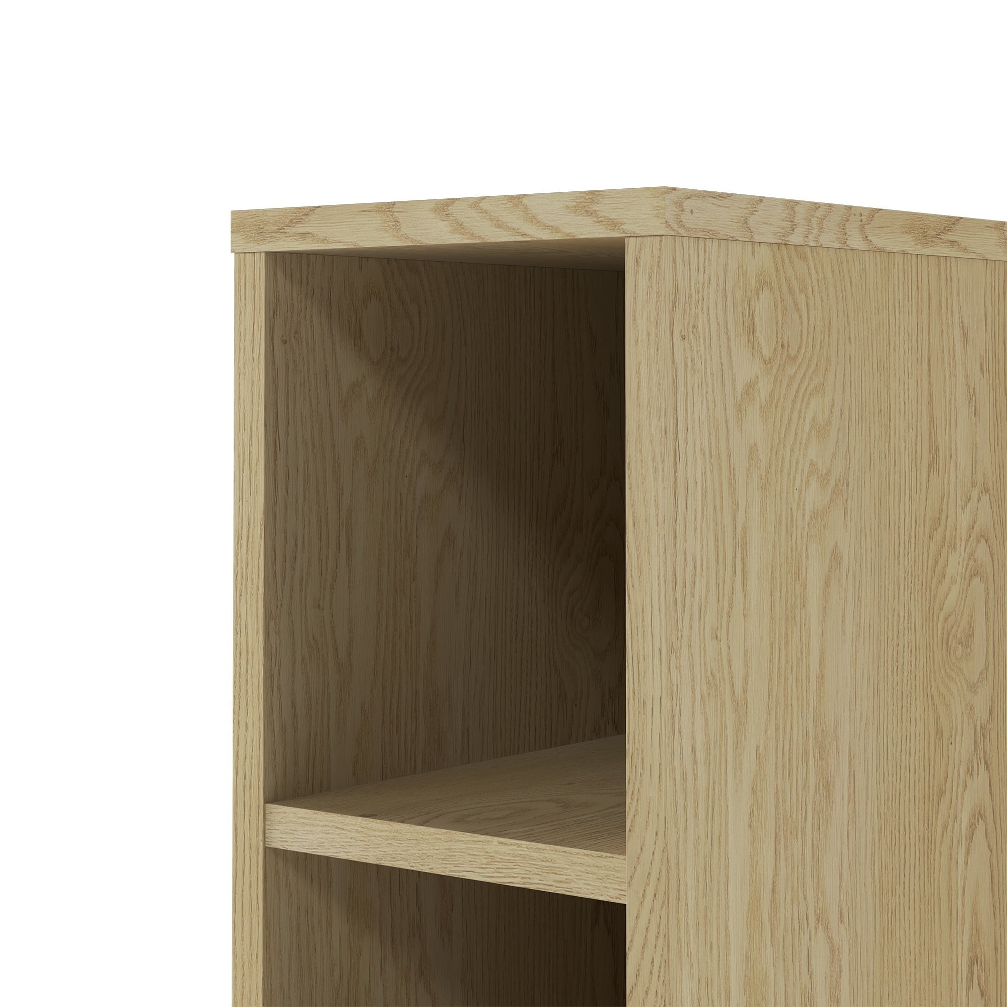 Bathroom shelf BERYL, oak cremone, 20 cm