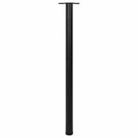 Reguliuojamo aukščio stalo kojos, 4vnt., juodos spalvos, 1100mm - Namų Idėja