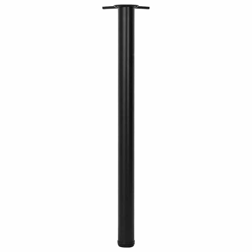 Reguliuojamo aukščio stalo kojos, 4vnt., juodos spalvos, 870mm - Namų Idėja