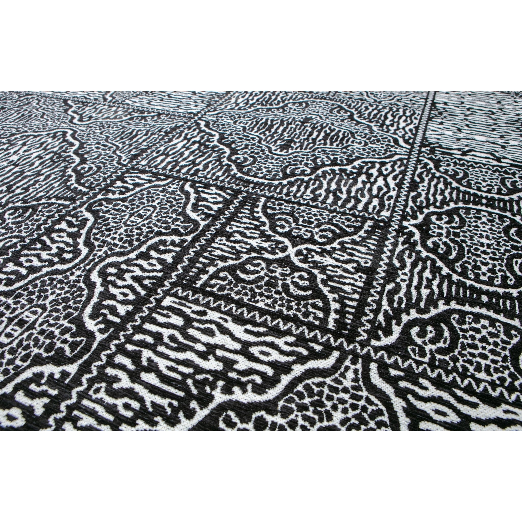 "RENNA" kilimas, juoda/balta spalva, 200x300 cm - Namų Idėja