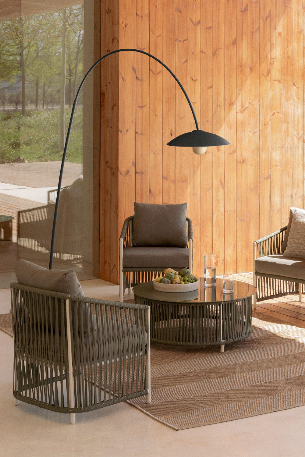 Floor lamp TORSERO, graphite grey