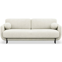 Sofa-lova OVALS, kreminė pinta
