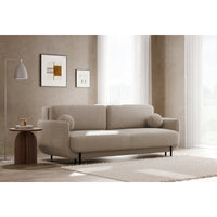 Sofa-lova OVALS, smėlinė pinta