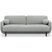 Sofa-lova OVALS, šviesiai pilka pinta