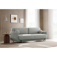 Sofa-lova OVALS, šviesiai pilka pinta