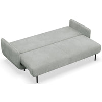 Sofa-lova OVALS, šviesiai pilka pinta