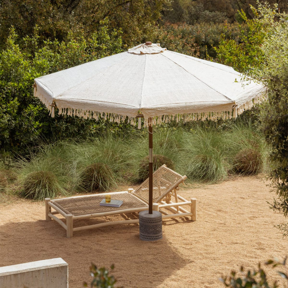 Outdoor umbrella TONGARIKI, white (3 m)