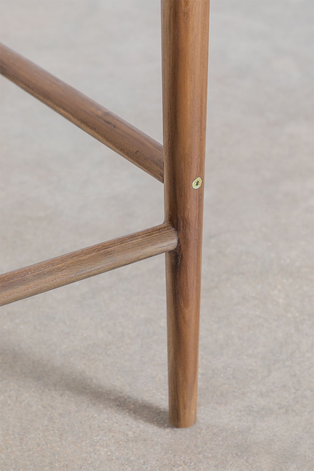 VISBY Outdoor High Chair, teak, 65 cm