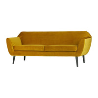 "Rocco" Sofa, 187cm, Aksomas, Ochre Spalva - Namų Idėja