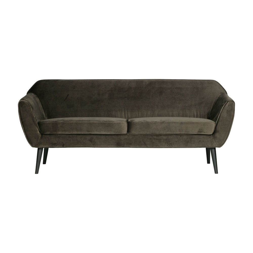 "Rocco" Sofa, 187cm, Aksomas, Samanų Žalia Spalva - Namų Idėja