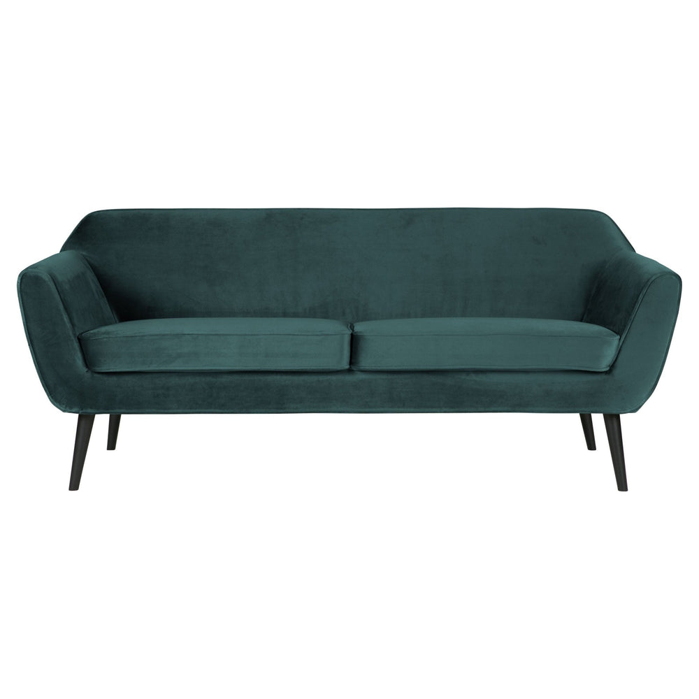 "Rocco" Sofa, 187cm, Aksomas, Žalsvai Mėlyna Spalva - Namų Idėja
