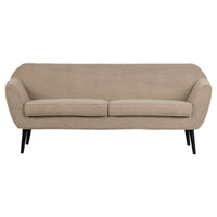 "Rocco" Sofa, 187cm, smėlinė spalva, teddy audinys - Namų Idėja