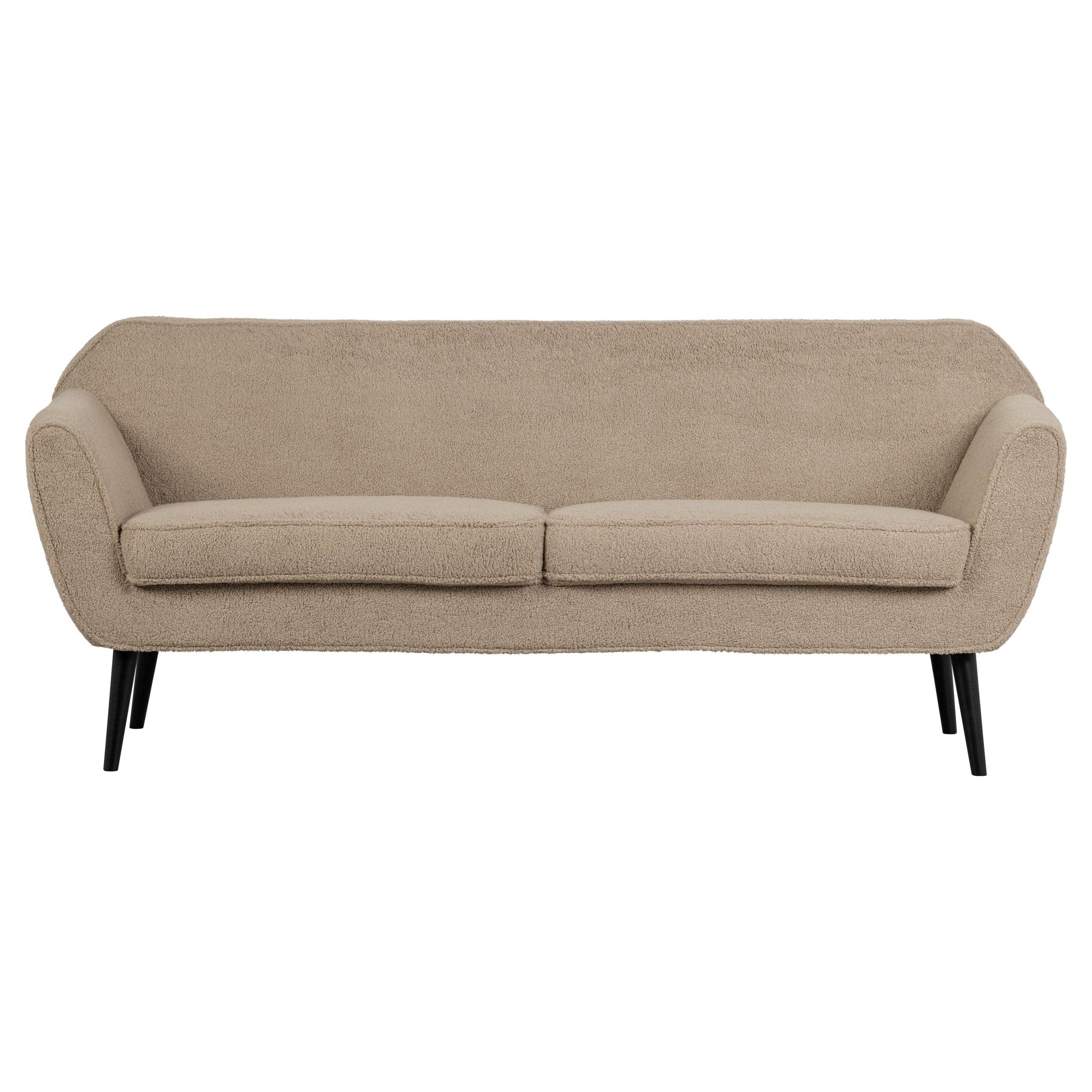 "Rocco" Sofa, 187cm, smėlinė spalva, teddy audinys - Namų Idėja
