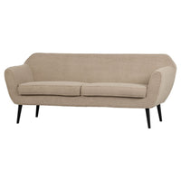 "Rocco" Sofa, 187cm, smėlinė spalva, teddy audinys - Namų Idėja