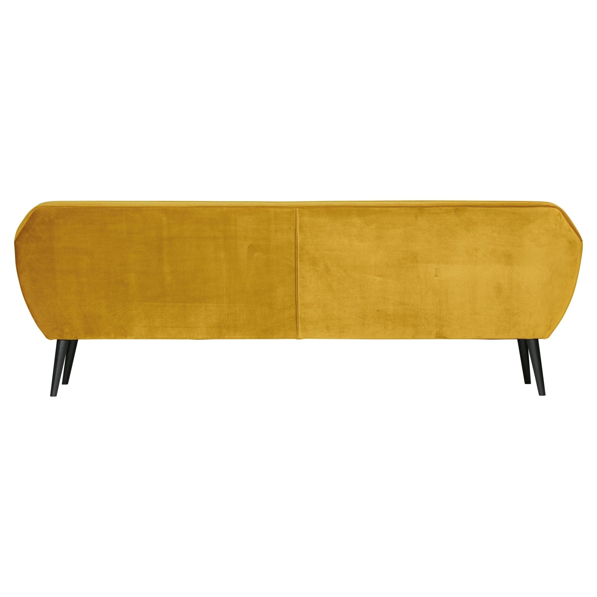 "Rocco" Sofa, 230cm, Aksomas, Ochre Spalva - Namų Idėja