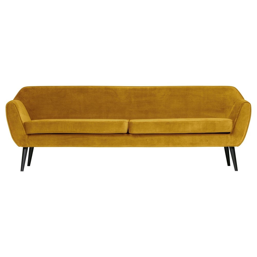"Rocco" Sofa, 230cm, Aksomas, Ochre Spalva - Namų Idėja