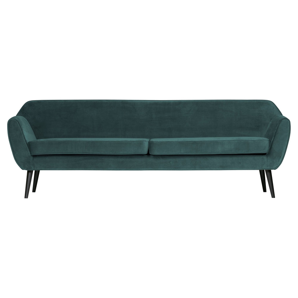 "Rocco" Sofa, 230cm, Aksomas, Žalsvai Mėlyna Spalva - Namų Idėja