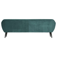 "Rocco" Sofa, 230cm, Aksomas, Žalsvai Mėlyna Spalva - Namų Idėja