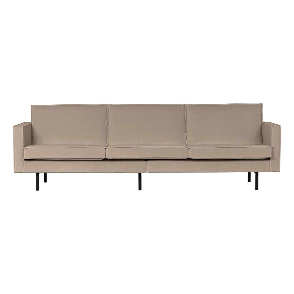 "Rodeo" 3 Vietų Sofa, aksomas, chaki - Namų Idėja