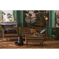 "Rodeo" 3 Vietų Sofa, Aksomas, Medaus Spalva - Namų Idėja