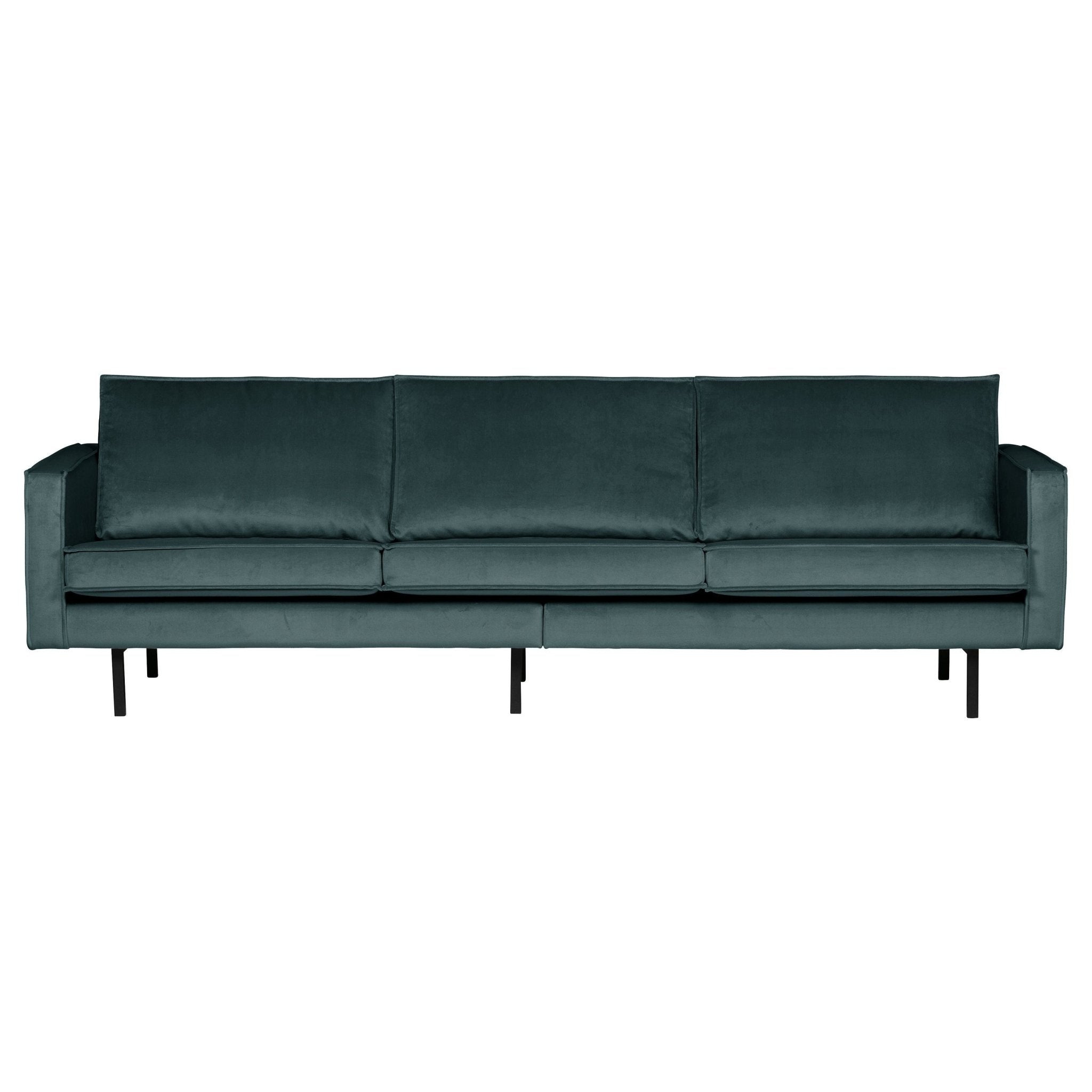 "Rodeo" 3 Vietų Sofa, Aksomas, Šviesi Mėlyna Spalva - Namų Idėja