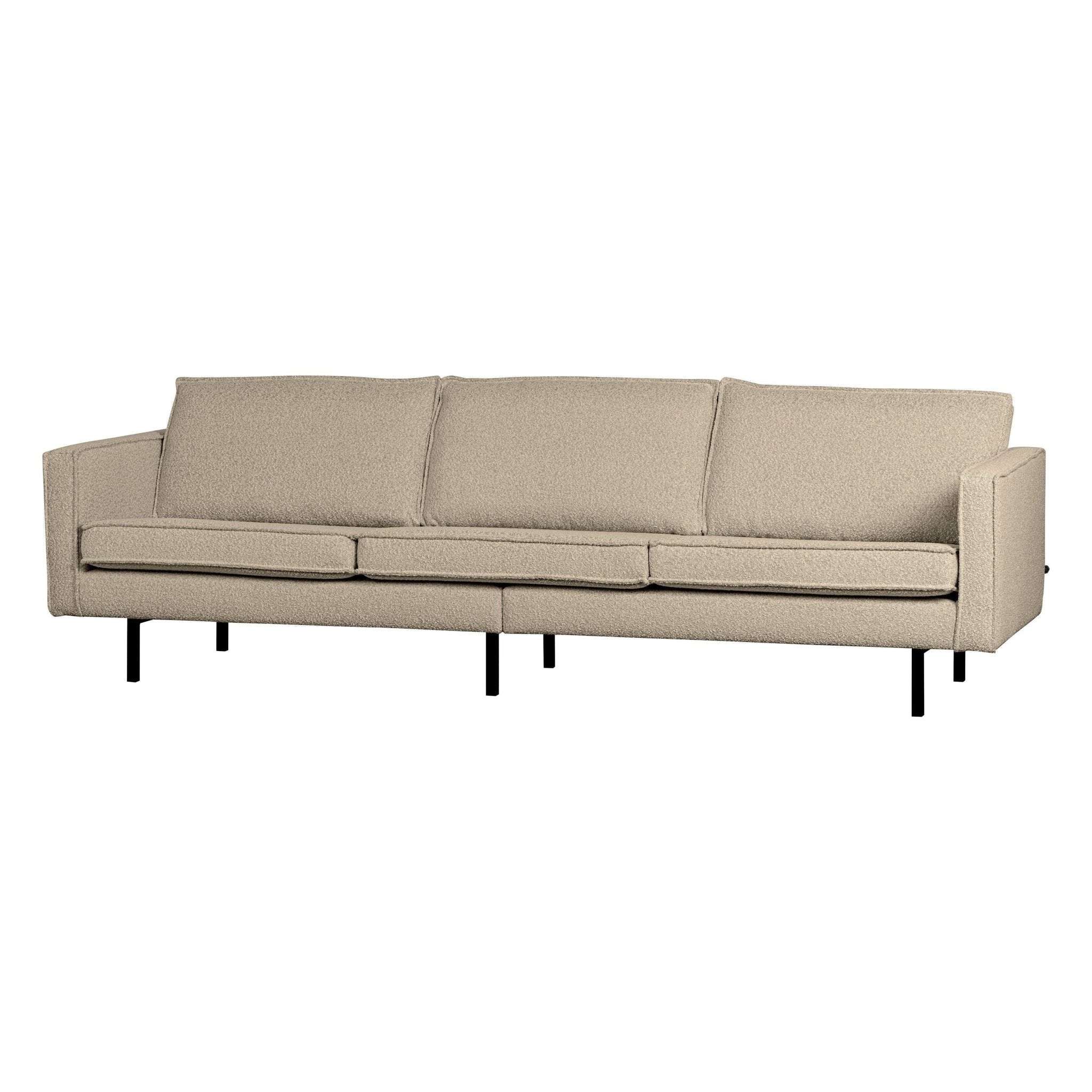 "Rodeo" 3 Vietų Sofa, BouclÉ audinys, beige - Namų Idėja