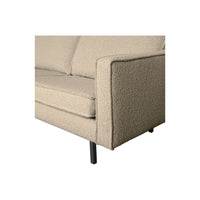"Rodeo" 3 Vietų Sofa, BouclÉ audinys, beige - Namų Idėja
