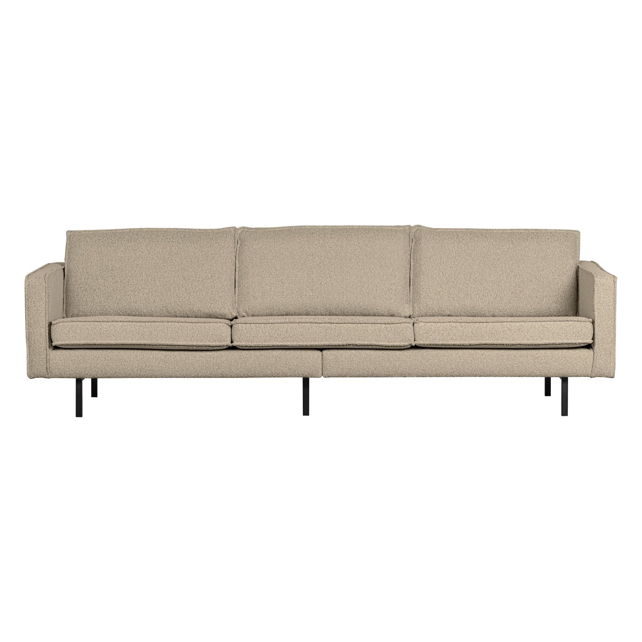 "Rodeo" 3 Vietų Sofa, BouclÉ audinys, beige - Namų Idėja