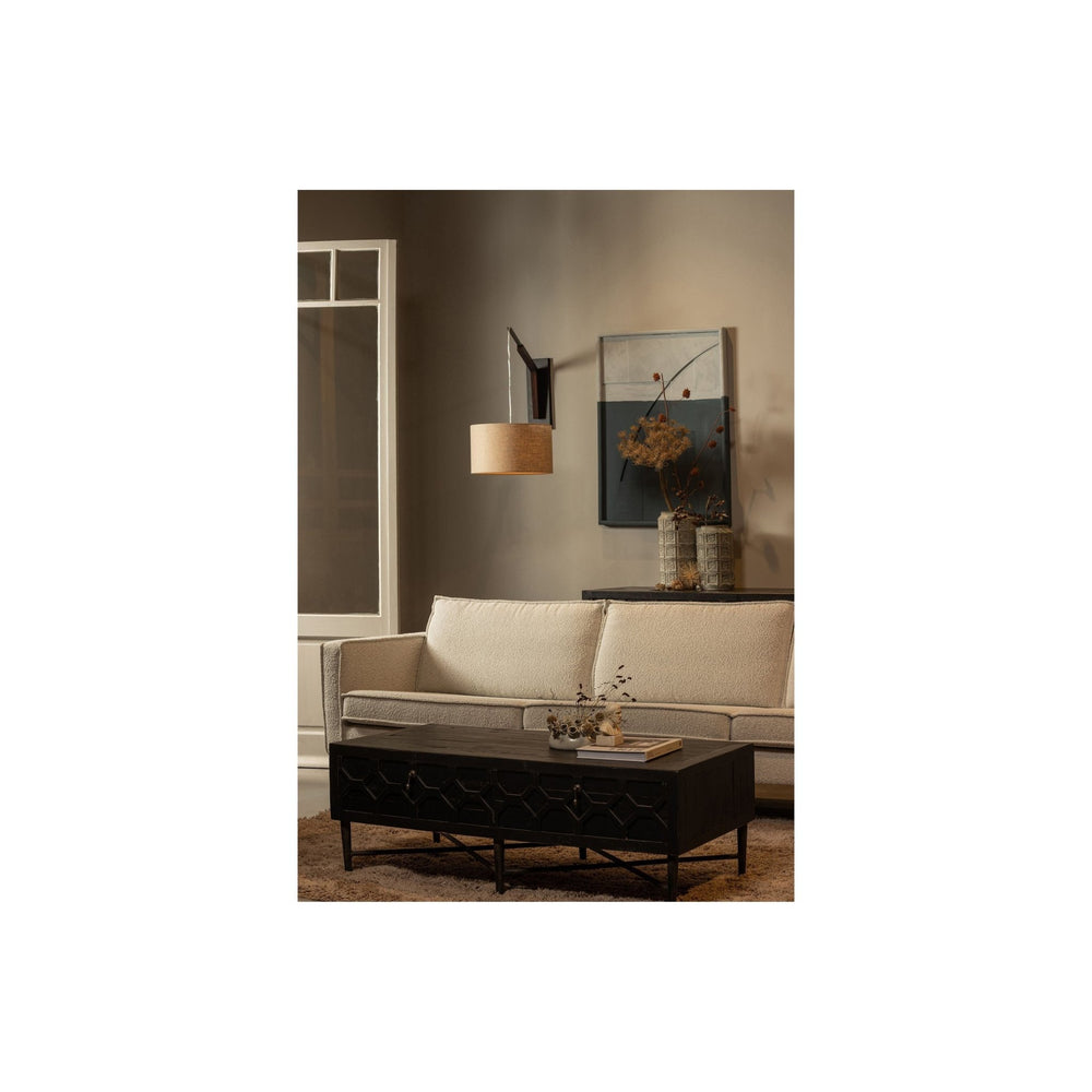 "Rodeo" 3 Vietų Sofa, BouclÉ audinys, natūrali spalva - Namų Idėja
