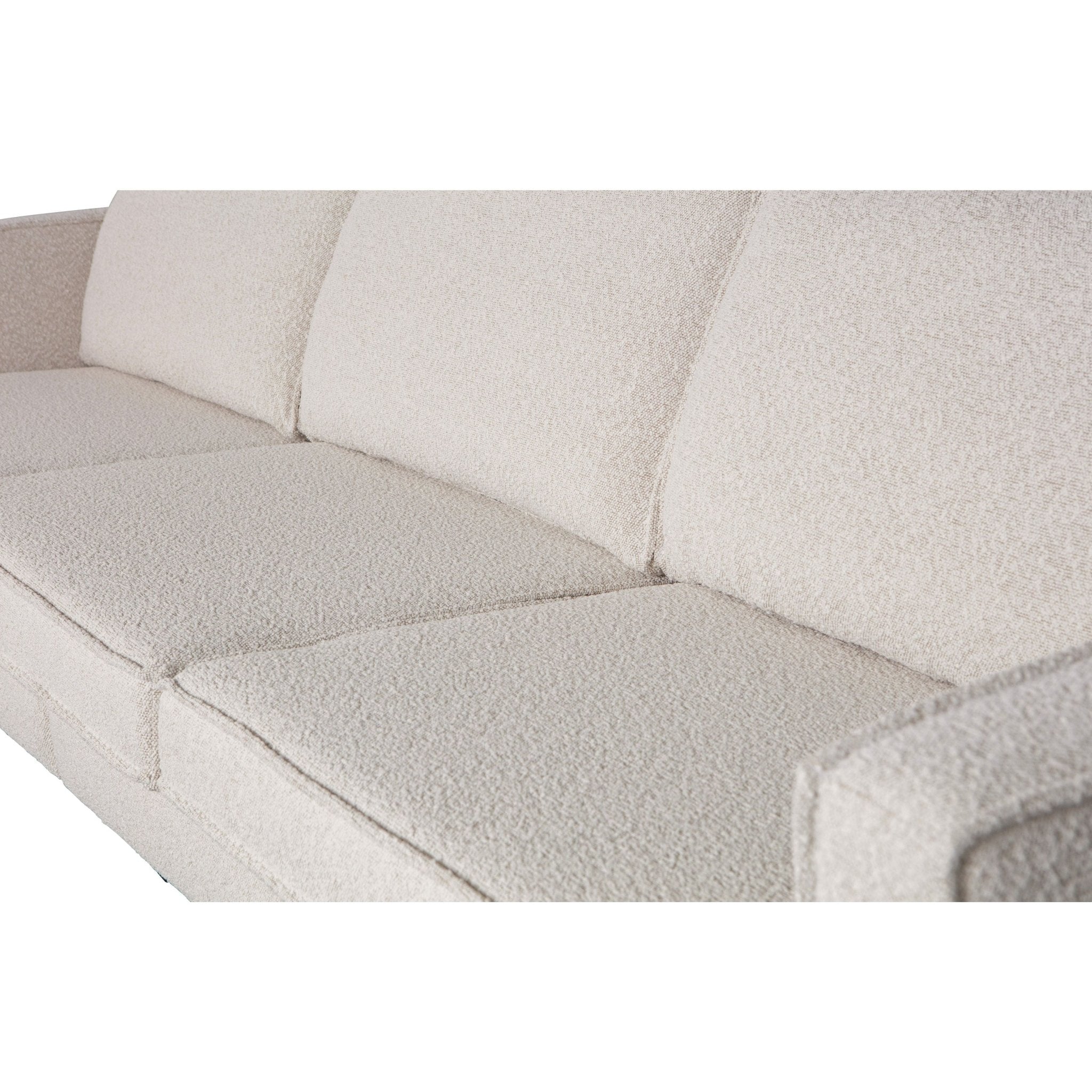"Rodeo" 3 Vietų Sofa, BouclÉ audinys, natūrali spalva - Namų Idėja