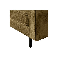 "Rodeo" 3 Vietų Sofa, stambiai austas aksomas, gelsva spalva - Namų Idėja