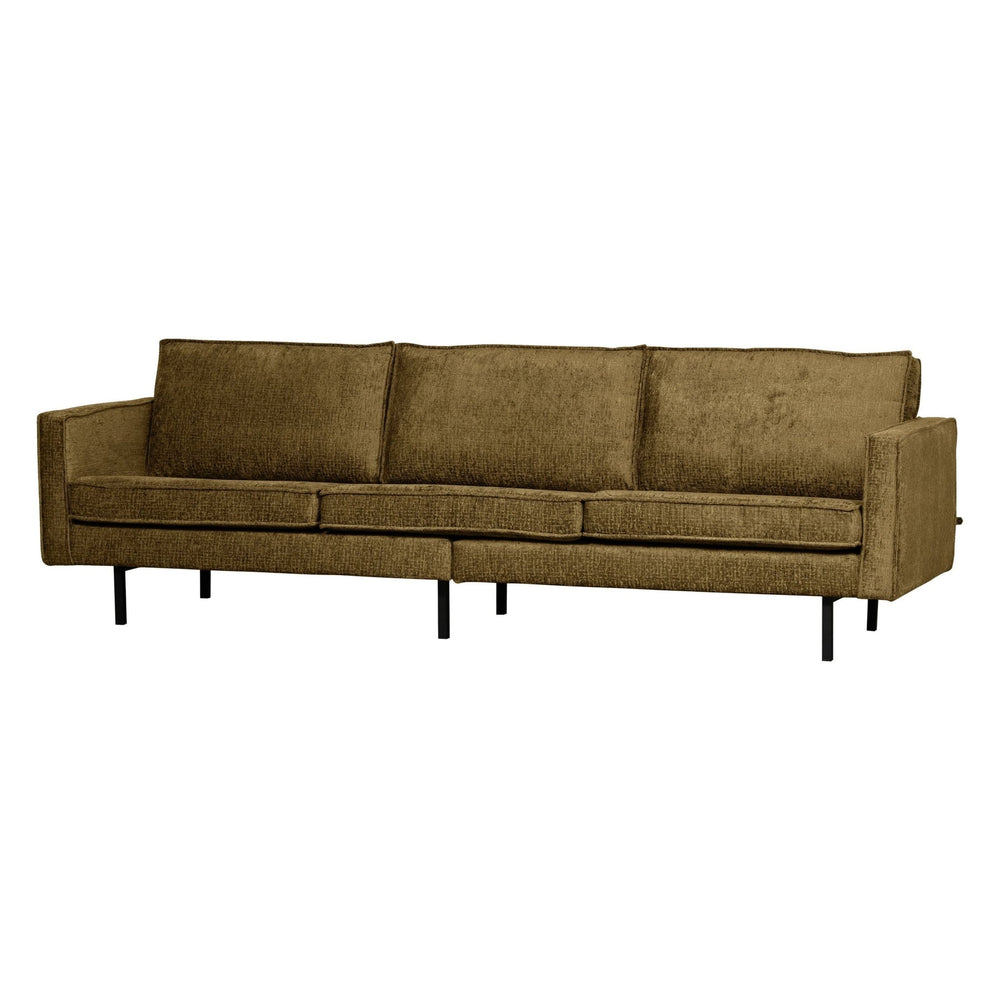 "Rodeo" 3 Vietų Sofa, stambiai austas aksomas, gelsva spalva - Namų Idėja