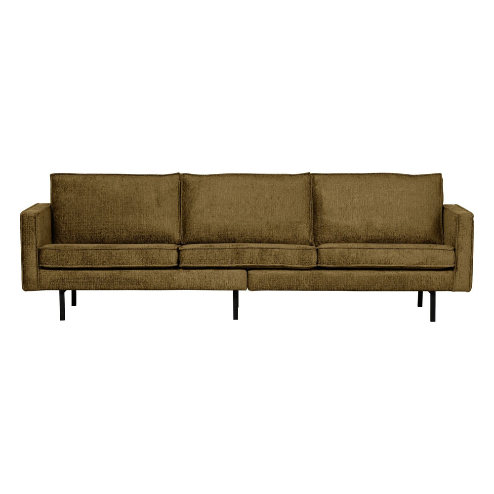 "Rodeo" 3 Vietų Sofa, stambiai austas aksomas, gelsva spalva - Namų Idėja