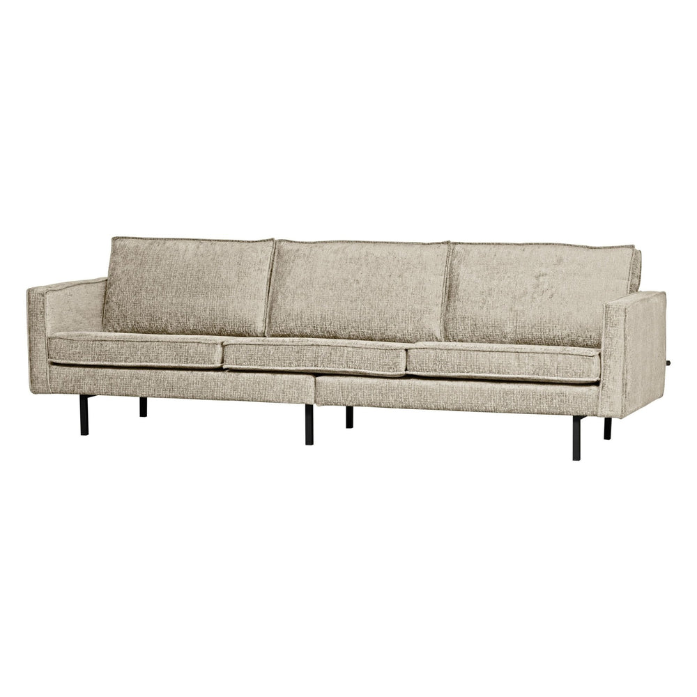 "Rodeo" 3 Vietų Sofa, stambiai austas aksomas, natūrali spalva - Namų Idėja