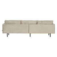 "Rodeo" 3 Vietų Sofa, stambiai austas aksomas, natūrali spalva - Namų Idėja