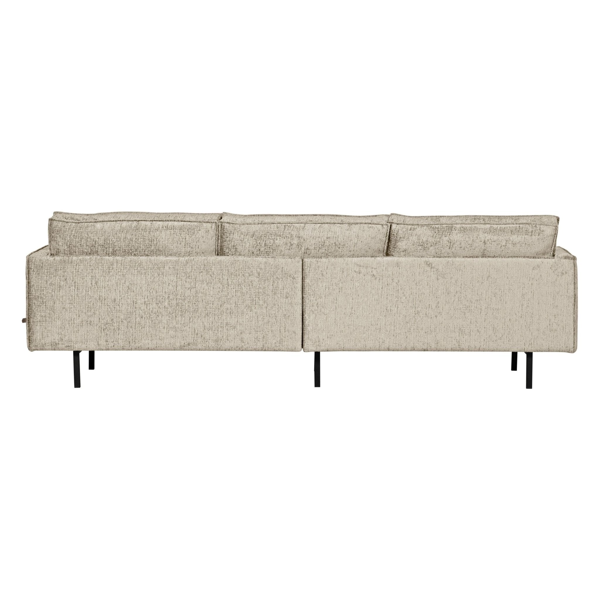"Rodeo" 3 Vietų Sofa, stambiai austas aksomas, natūrali spalva - Namų Idėja
