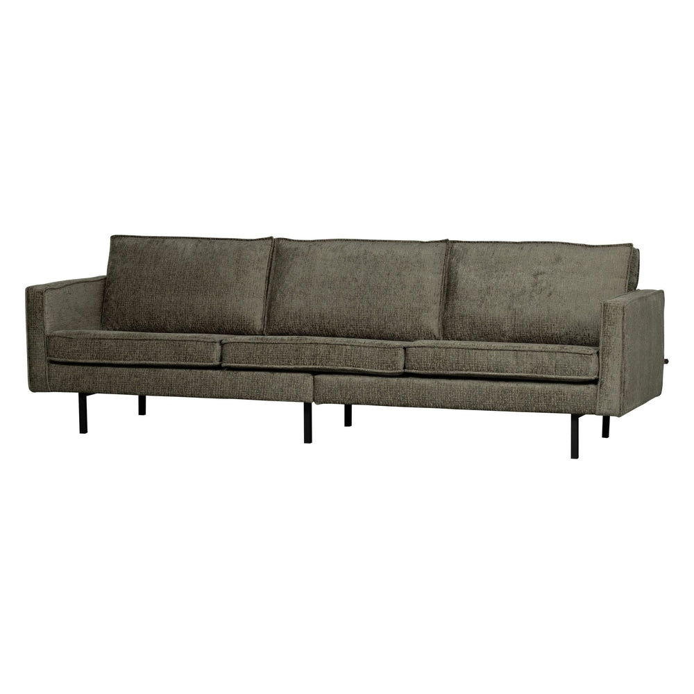 "Rodeo" 3 Vietų Sofa, stambiai austas aksomas, pilka spalva - Namų Idėja