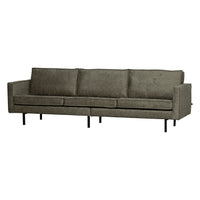 "Rodeo" 3 Vietų Sofa, stambiai austas aksomas, pilka spalva - Namų Idėja