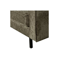 "Rodeo" 3 Vietų Sofa, stambiai austas aksomas, pilka spalva - Namų Idėja