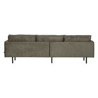 "Rodeo" 3 Vietų Sofa, stambiai austas aksomas, pilka spalva - Namų Idėja